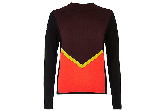 River Island - Purple long sleeved block jumper River Island - Purple long sleeved block jumper